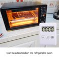 thumbnail image 4 of Reloj Temporizador Digital Recordatorio De Tiempo Eléctrico Cuenta Regresiva Cronómetro De Cocina Regresión Con Accesorios Magnéticos Pantalla Lcd Interruptor De Botón Para Estudio Oficina Cocina Kearding HA025848-04, 4 of 7