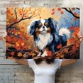 thumbnail image 4 of Japanese Chin Canvas Unframed Colofull Inspired bedroom decor - Dog Pet Family Animal Friend Peace Oil Painting Art Print Canvas Wall Décor, 4 of 4