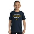 thumbnail image 4 of US Navy Logo My Mom Hero Sailor Crewneck T Shirts Boy Girl Teen Brisco Brands L, 4 of 6