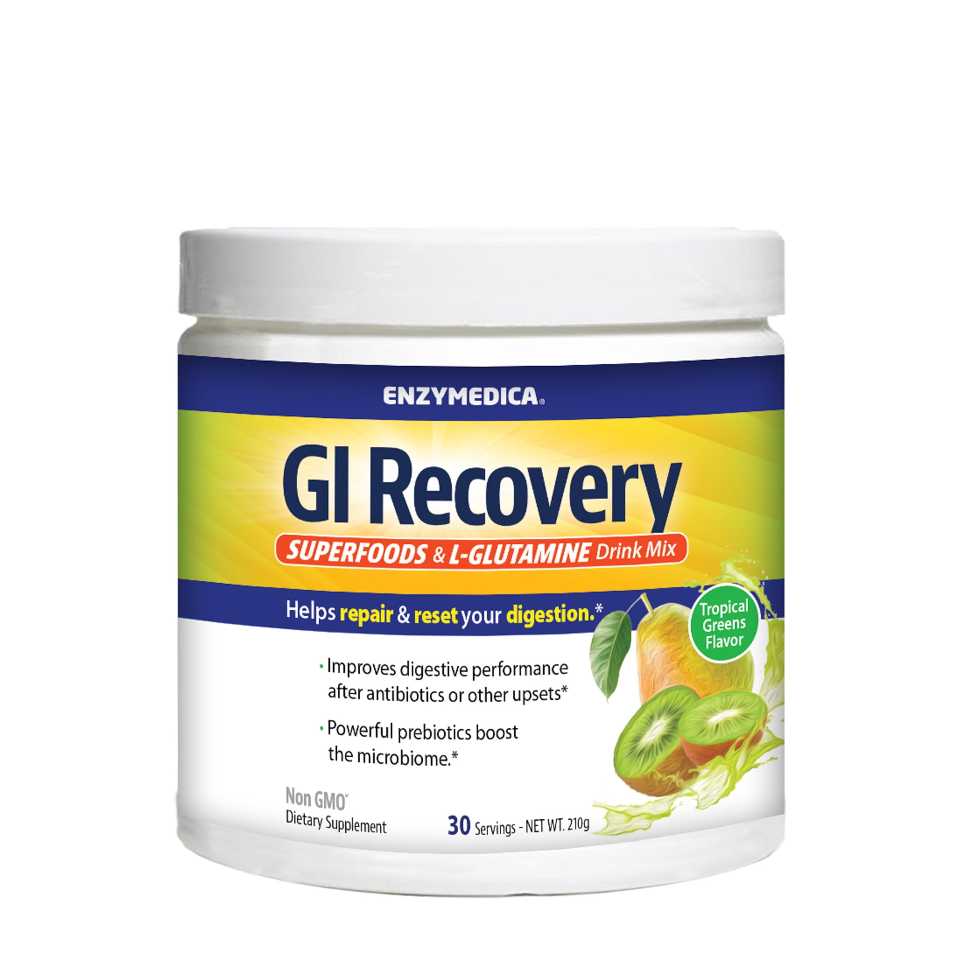 Enzymedica GI Recovery, Fermented Digestive Drink Mix Supplement with