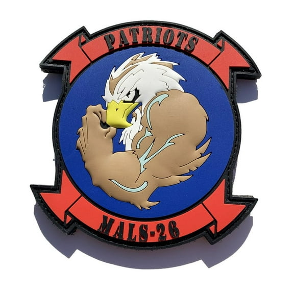 MALS-26 Patriots PVC Patch –Hook and Loop