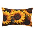 thumbnail image 1 of Fotbe Vibrant Sunflower Blooms Funda de Almohada Decorativa Estilo Occidental, Lujo en Algodón, Fundas para Almohadas King, Cojín Estampado para Decoración del Hogar-16"x24", 1 of 6