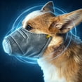 thumbnail image 5 of Breathable Anti-Pollution Dog Face Mask for Small Dogs, 4-Layer Filter Anti Smoke Pollen Wildfire Safety Muzzle with Adjustable Straps & Memory Foam Cushion, 2 Sizes Available, 5 of 8