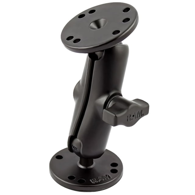 Ram Mount Support à Billes de 1 Po de Diamètre avec Base Ronde de 2/2,5 Po
