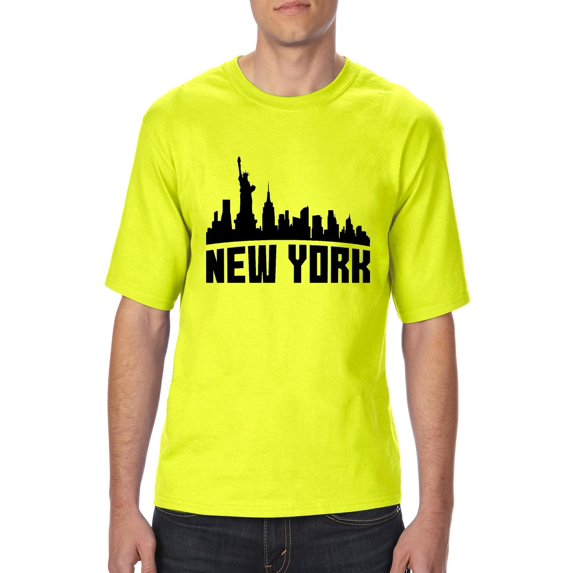 "Mens and Big Mens New York City T-Shirt, up to size 3XLT"