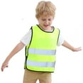 thumbnail image 6 of GOGO Kids Adjustable Reflective Vests, Reinforced High Visibility-Neon Green-L, 6 of 7