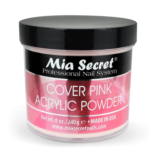 Polvo acrílico Mia Secret Cover Pink 240 ml para uñas duraderas