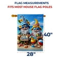 thumbnail image 4 of America Forever Summer Gnomes Humor House Flags, 28x40 inch Double Sided, Summer Sunshine Welcome Beach Garden Yard House Flag Banner Vertical for Outside Seasonal Outdoor Decoration, 4 of 4
