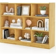 thumbnail image 1 of Songqin 8 Cube Bookcase, Freestanding 3-Tier Open Bookshelf, Modern Storage Display Cabinet, Wood Cube Storage Organizer for Living Room, Kid’s Room, Burlywood, 1 of 18
