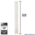 thumbnail image 2 of Philips 24w Single Tube 4-Pin 2G11 Silicon 3500K White Fluorescent Light Bulb, 2 of 3