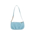 thumbnail image 5 of Bolso Plisado Bolso pequeño informal con cadena plisada para mujer, de Color sólido, para axilas (azul) Tmvgtek Para Estrenar, 5 of 5