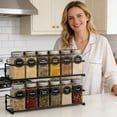 thumbnail image 4 of BotaniNest Punch Wall Mounted Rack Multilayer Kitchen Seasoning Organizer Storage Shelf Holder, 4 of 5