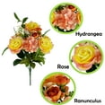 thumbnail image 5 of Mainstays 19in Indoor Artificial Floral Bouquet, Rose Flower in Peach Color., 5 of 8