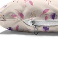 thumbnail image 4 of Floral Pet Bed, Natural Theme Botanical Motifs Along Hand Drawn Small Flowers Pattern Fashion Art, Resistant Pad for Dogs and Cats Cushion with Removable Cover, 24" x 39", Multicolor, by Ambesonne, 4 of 4