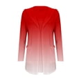 thumbnail image 2 of IMENGL cardigan à Capuche Dégradé Automne Hiver, Rouge m, Taille M-2TG, 2 of 4