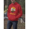 thumbnail image 3 of Africa Tree And Quote Hoodie Men -Image by Shutterstock, Male Small, 3 of 4