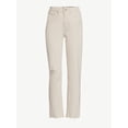thumbnail image 4 of Free Assembly Women's Super High Rise Straight Jeans, 4 of 6