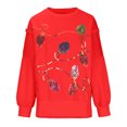 thumbnail image 4 of Women Sweatshirts Women's Long Sleeve Blouse Casual Sweatershirt Sequin Hoodies Pullover Sweatshirts for Women，Women's Fashion Hoodies & Sweatshirts Crewneck Sweatshirt, 4 of 8