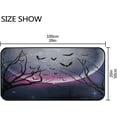 thumbnail image 3 of GZHJMY Halloween Moon Bat Kitchen Mats, Anti Fatigue Standing Mat for Home Kitchens Halloween Decor, 20"x39"（114）, 3 of 7