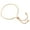 Gold, variant on Flexible Sliding Copper Beaded Bracelet Elegant Snake Bone Chain Minimalist Design Adjustable Wrist Jewelry