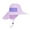 Purple, variant on Kids Girls Boys Sun Hat Wide Brim UPF50+ Mesh Hats with Neck Flap