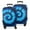 Blue Tie Dye, variant on Colorful Mandala Tie Dye Pattern Luggage Cover Fashion Suitcase Cover Baggage Covers Fit 25-28 Inch Luggage (Go Travel)