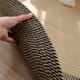 thumbnail image 4 of 2X Japanese Style Woven Carpet Round Floor Mat Simple Mats Bedroom Living Room Sofa Floor Rugs(S), 4 of 6