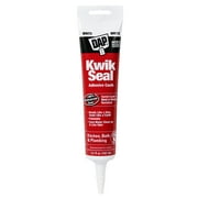 DAP Kwik Seal Kitchen and Bath Adhesive Caulk, White, 5.5 Oz