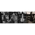 thumbnail image 2 of Phillip, Jamie 32x13 White Modern Wood Framed Museum Art Print Titled - Bike Shop, 2 of 4