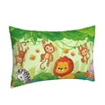 thumbnail image 2 of Daiia African Animals in the Jungle Bedding Waterproof Pillow Protector Zippered Queen – Bed Bug Proof Pillow Encasement-16"x24", 2 of 9