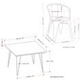 thumbnail image 6 of Simpli Home Larkin / Hunter 5-Piece Dining Set, 6 of 14