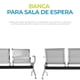 thumbnail image 2 of Banca para Sala de Espera 3 Asientos Onof, Acero Cromado, Diseño Moderno y Resistente, 2 of 6