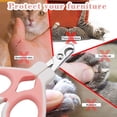 thumbnail image 5 of ER Rose-Cat Cortaúñas Profesional para Cachorros y Animales Pequeños, Tijeras de Acero Inoxidable, Diseño Radian de 25 Grados Rojo Verde, 5 of 5