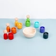 thumbnail image 4 of Montessori Educational Toy With 7 Colors Matching Ball Bead Game Color Classification Activity For Kids Early Learning Size Approximately 5.12X3.94X3.54 Inches Weight 1.21 Pound, 4 of 9
