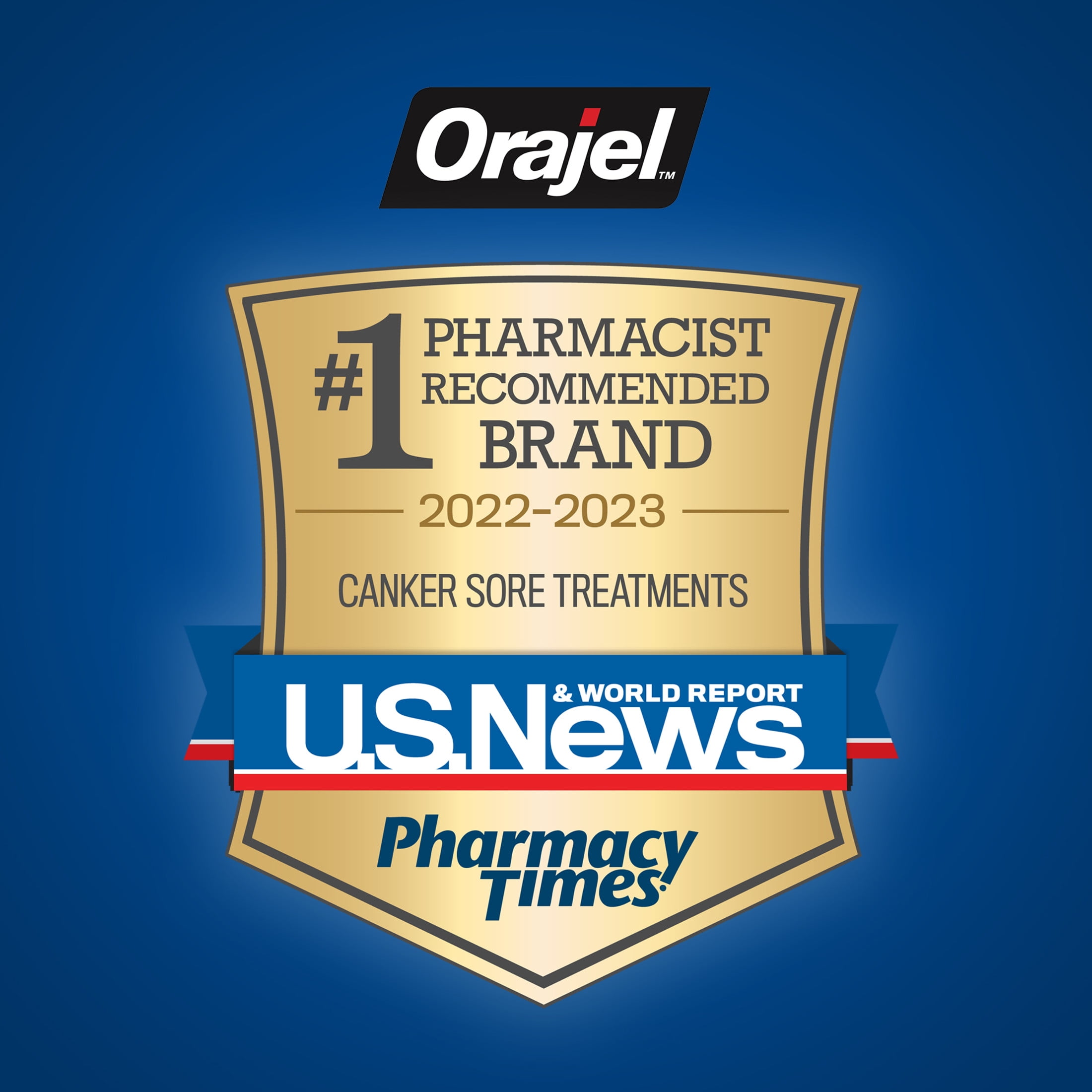 Orajel 3X Medicated for All Mouth Sores Gel with Benzocaine, Oral Pain Reliever, 0.42 oz