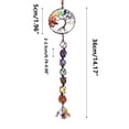 thumbnail image 2 of Pierre de Cristal 7 Couleurs Pendentif Tissé à la Main,B, 2 of 2