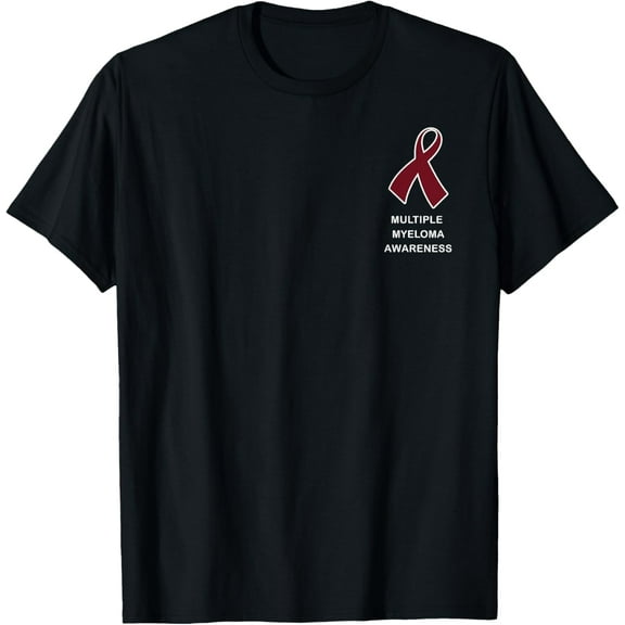 t-shirt Multiple Myeloma Awareness Multiple Myeloma T Shirts mens，black，women，funny，journey，Crew Neck, Short Sleeve,custom clothing patterns.gift