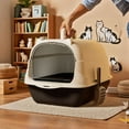 thumbnail image 4 of Enclosed Cat Litter With Litter Pads For Indoor Cats Odor Control Privacy Tray, 4 of 5