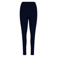 thumbnail image 7 of ManxiVoo Plus Size Thermal Fleece Lined High Waist Leggings with Convenient Pockets for Winter Workouts and Yoga Practice XXXXXL Size Navy, 7 of 7