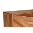 thumbnail image 5 of Taran Designs Mason 4-door Geometric Pattern Solid Wood Sideboard in Brown, 5 of 10