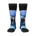 thumbnail image 1 of Balery Blue Viper Snake 2 Calcetines novedosos Calcetines deportivos Calcetines hasta la rodilla Calcetines de algodón Calcetines originales y geniales, 1 of 6