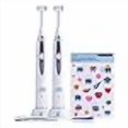 thumbnail image 3 of Triple Bristle Kids Sonic Toothbrush 2 Pack 3-Sided Brushing to Clean Teeth and Gums Dentist Created & Approved Fun Sticker Rewards Rechargeable Toothbrush, 3 of 4