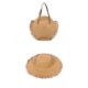 thumbnail image 1 of Bolso Redondo de Paja para Mujer, Sombrero para El Sol, Tejido Grande para Vacaciones, Verano, Al Aire Libre Yuyangstore Bolso tejido a mano, 1 of 8