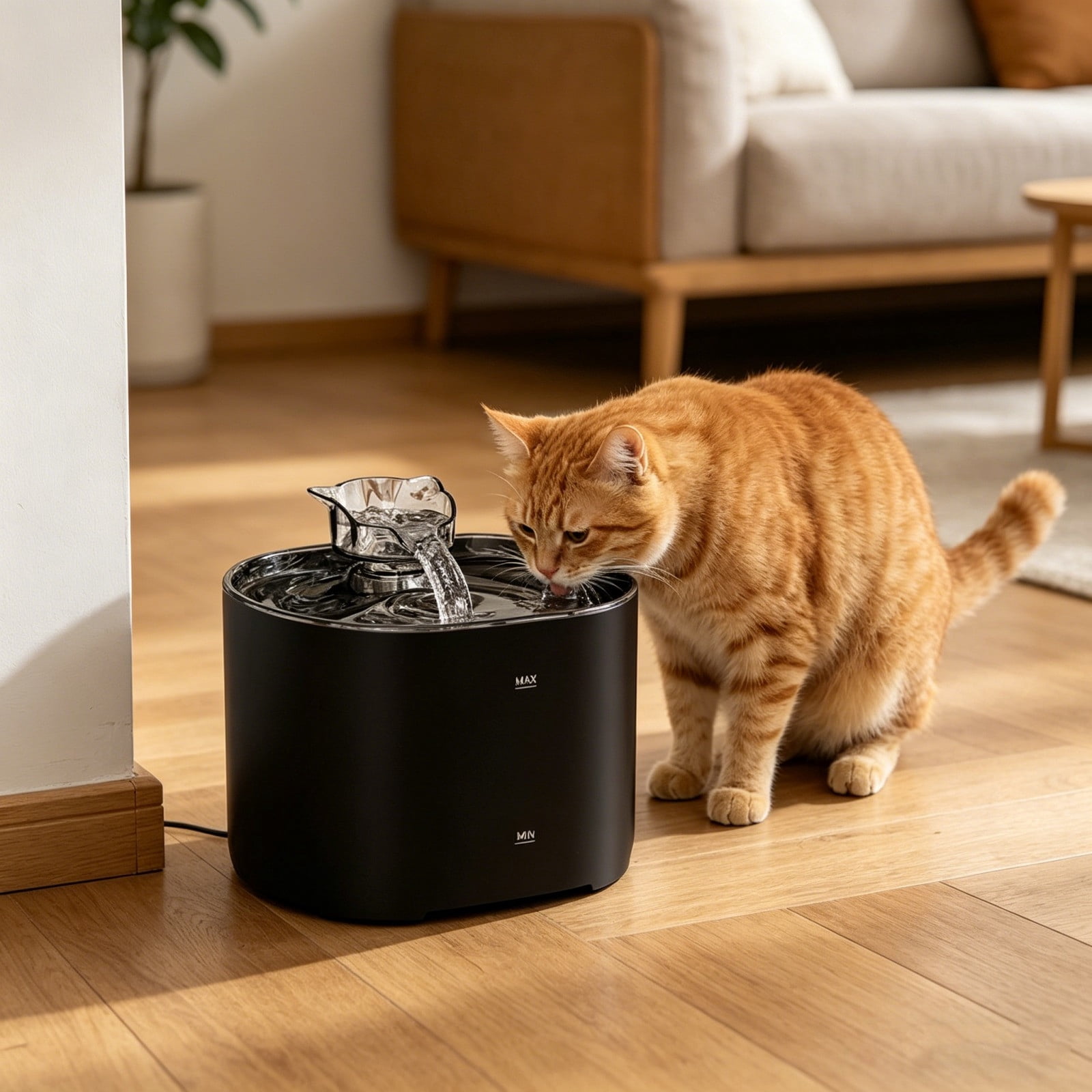 Pet Water Fountain, Automatic Circulating Filter Water Dispenser, Intelligent Flowing Water Feeder,for Indoor Cats Dogs Small Pets and Daily Hydration Care