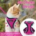 thumbnail image 2 of Cat Harness and Leash for Walking, Escape Proof Soft Adjustable Vest Harnesses for Cats, Easy Control Breathable Reflective Strips Jacket, Black, S, 2 of 8