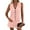 Pink, variant on PRETTYGARDEN 2 Piece Sets for Women Spring Fashion Button Vest Tops High Waist Shorts Summer Business Casual Outfits