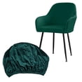 thumbnail image 1 of LEFU Silver Fox Velvet Fabric Stretch Chair Cover for Home Hotel Dining High Armchair, Elastic, Waterproof, Machine Washable, Multiple Colors Available, 1 of 10