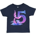 thumbnail image 3 of Inktastic 5th Birthday Mermaid Tail Boys or Girls Toddler T-Shirt, 3 of 5
