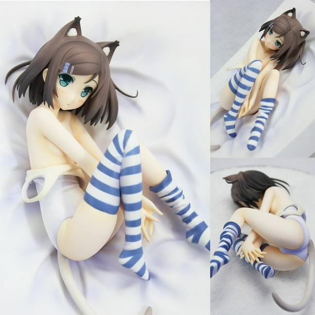 Hentai Ouji to Warawanai Neko Tsutsukakushi Tsukiko 1/7 PVC Anime figura de acción Hentai modelo coleccionable juguetes para adultos muñeca regalos Fivean unisex