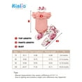 thumbnail image 6 of Dooleck Baby Clothes Ribbed Bodysuit Jogger Pants Female Infant Outfit Sleepwear, 6 of 6